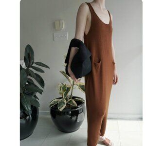 Lauren Manoogian Playa Suit in terra Small Jumpsuite